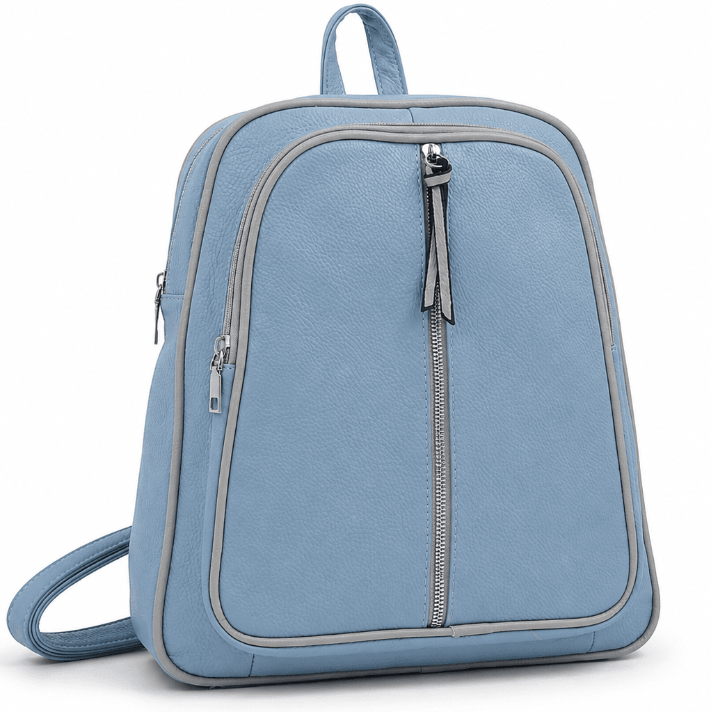 2 σε 1 - Τσάντα πλάτης και τσάντα με 2 θήκες - Ανοιχτό μπλε