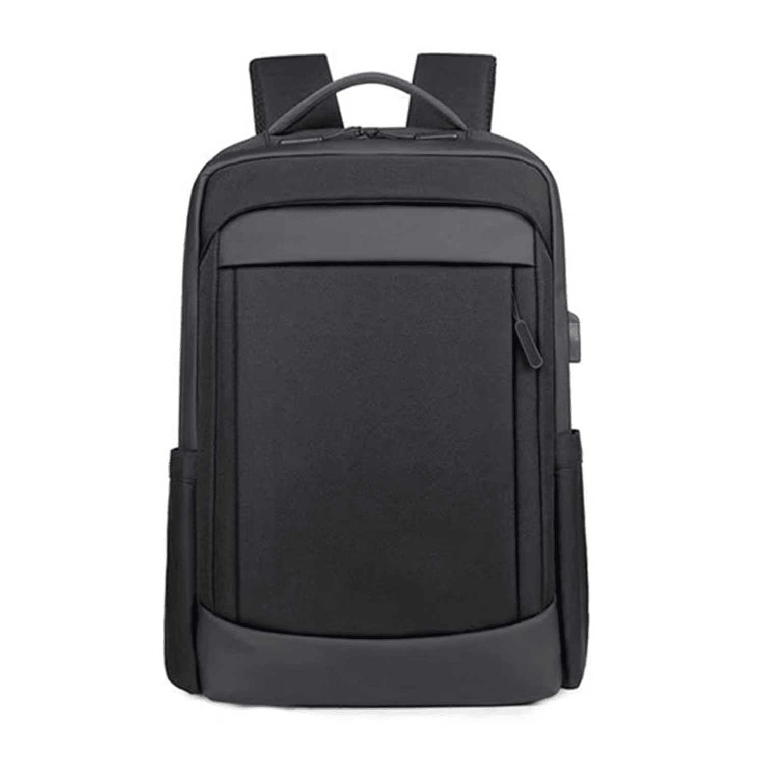 Σακίδιο laptop 15,6" από αδιάβροχο υλικό, με θύρα USB - μαύρη