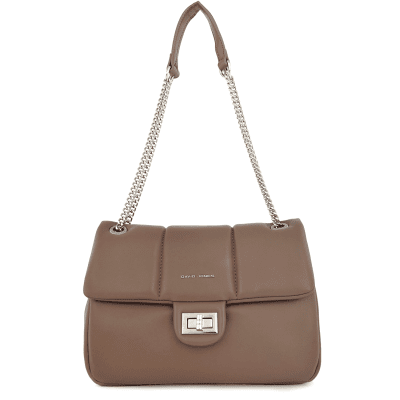 David Jones - Luxury Handbag - Ροζ τέφρα