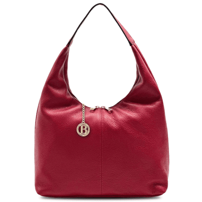 Μεγάλη τσάντα από γνήσιο δέρμα Danaya – Σκούρο Κόκκινο
