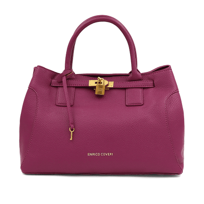 ENRICO COVERI - Γυναικεία τσάντα - Σκούρο φούξια