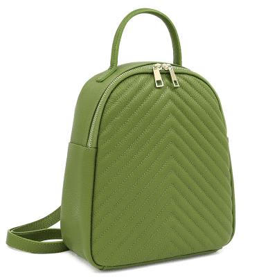Rucsac din piele pentru damă Valerina - verde