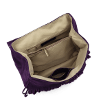 Γυναικεία τσάντα από γνήσιο σουέτ – Μουσταρδί