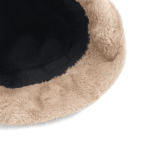 Γυναικείο χειμερινό καπέλο cloche με γούνα – Γκρι