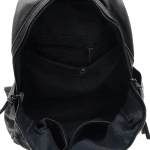 Γυναικείο σακίδιο με εφέ vintage – Μαύρη