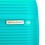 David Jones – Μεσαία βαλίτσα με αποσπώμενες ρόδες – Μαύρο