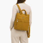 Γυναικείο σακίδιο πλάτης από ύφασμα – Σκούρο μπλε
