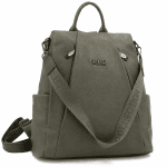 2 σε 1 - Σακίδιο πλάτης και τσάντα με κρυφό κούμπωμα - Σκούρο καφέ