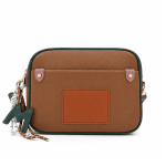 Γυναικεία τσάντα ώμου με δύο θήκες – Γκρι
