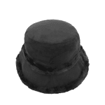 Γυναικείο χειμερινό καπέλο cloche με γούνα – Γκρι